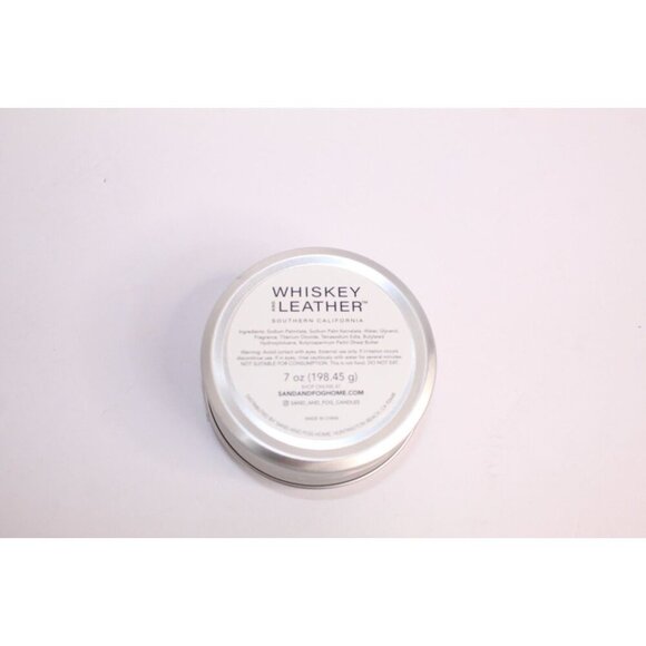 Whiskey and Leather Amberwood Soap Bar 7oz. Tin Sand & Fog Home New Sealed - Picture 4 of 7